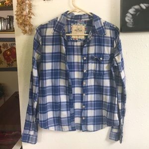 Long sleeve plaid button up